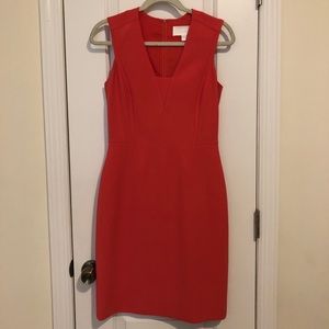 Hugo Boss Coral Sleeveless Work/Office Dress